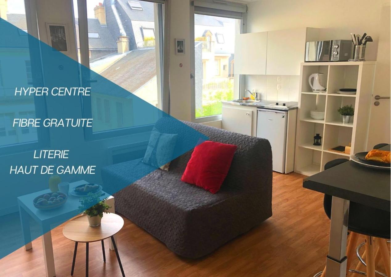 Appartement HYPER CENTRE - WIFI FIBRE GRATUIT - JERGWELOH - Le Parisien à Caen Extérieur photo